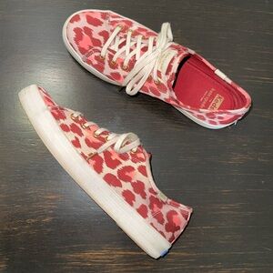 Ked’s for Kate Spade pink leopard print sneakers shoes UNWORN